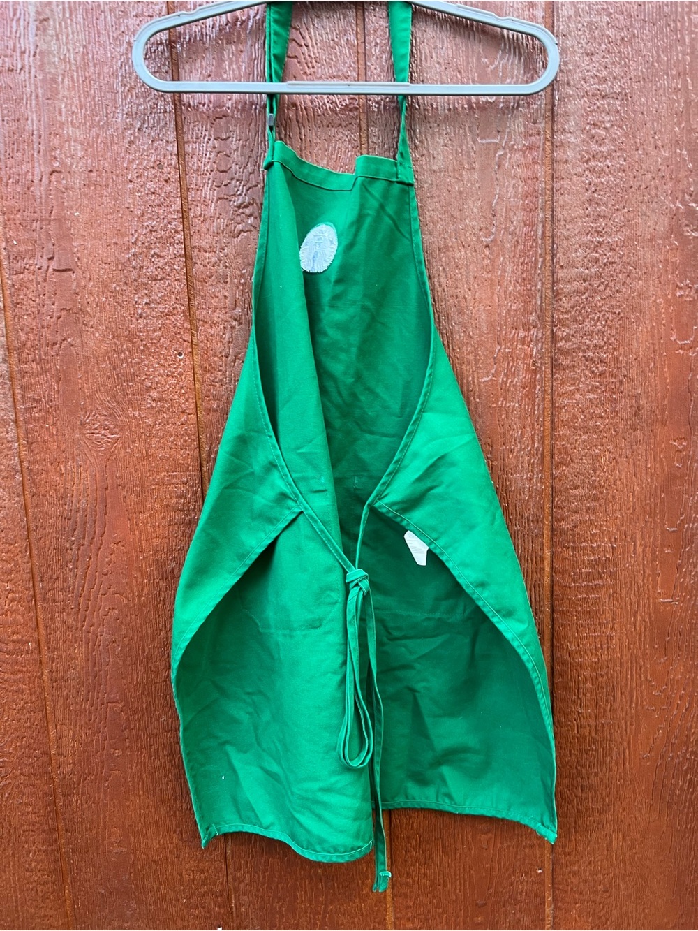 Starbucks Barista Green Apron Embroidered Siren Logo 2 Pocket Coffee Shop Unifor - Picture 4 of 5